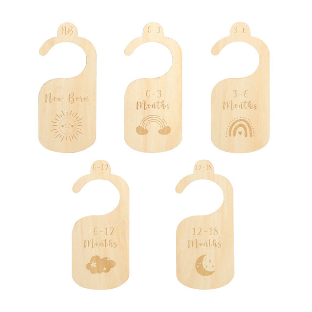 Wooden Baby Wardrobe Dividers