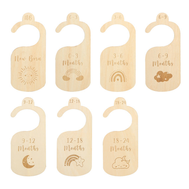 Wooden Baby Wardrobe Dividers