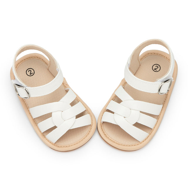 Flat Non-Slip Soft-Sole Sandal - Gold - Multiple Sizes Available - CLEARANCE