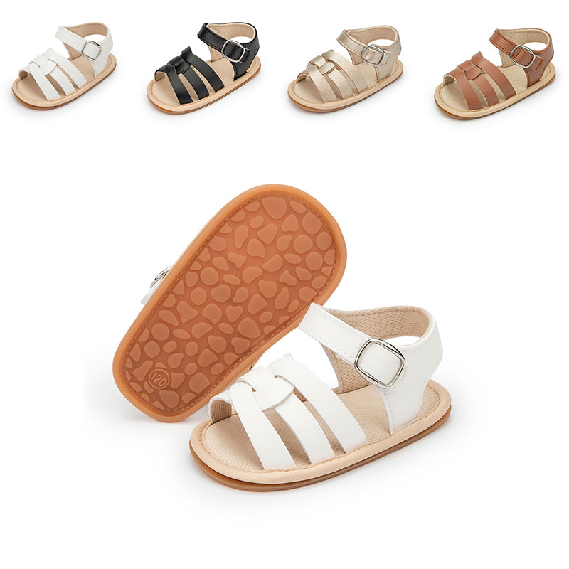 Flat Non-Slip Soft-Sole Sandal - Gold - Multiple Sizes Available - CLEARANCE